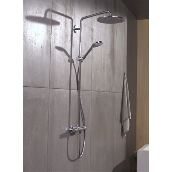 Душевая система Hansgrohe Croma Select S 280 RainAir 1jet Showerpipe со смесителем, хром (26791000)