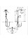 Душевая система Hansgrohe Croma Select Showerpipe S 280 RainAir 1jet Reno без смесителя, хром (26793000)