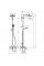 Душевая система Hansgrohe Crometta E Showerpipe 240 1jet для ванны с термостатом, хром (27298000)