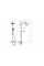 Душевая система Hansgrohe Crometta S Showerpipe 240 1jet с термостатом, хром (27267000)