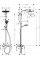 Душевая система Hansgrohe Crometta S Showerpipe 240 1jet с смесителем, хром (27269000)
