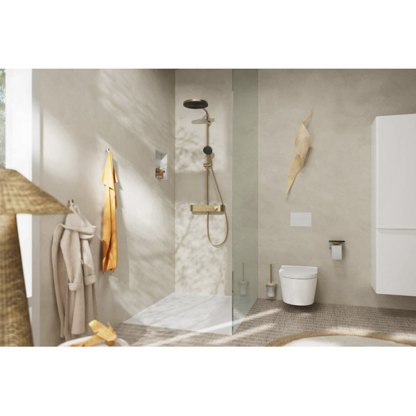 Душова система Hansgrohe Pulsify S Showerpipe 260 1jet 400, бронзовий (24220140)