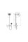 Душевая система Hansgrohe Pulsify Showerpipe 260 2jet 400 EcoSmart, черный хром (24241340)