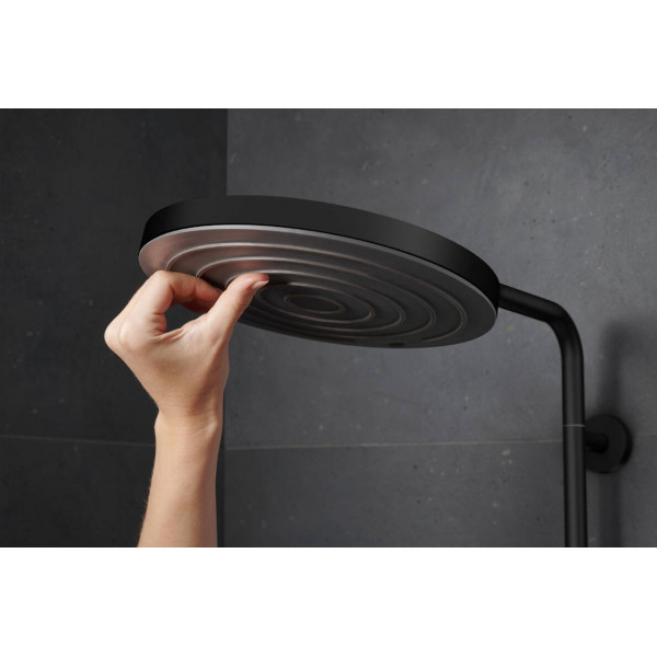Душевая система Hansgrohe Pulsify S Puro Showerpipe 260 1jet EcoSmart с Ecostat Fine, черный (24237670)