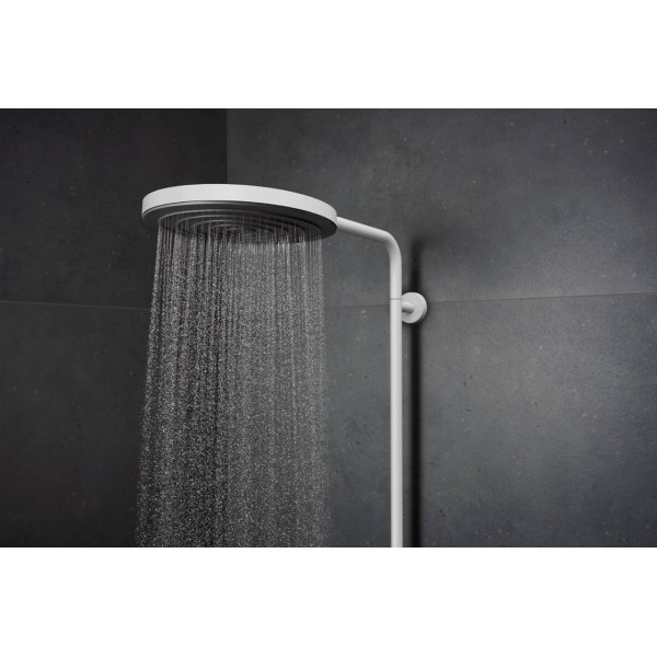 Душевая система Hansgrohe Pulsify S Puro Showerpipe 260 1jet EcoSmart с Ecostat Fine, белый (24223700)