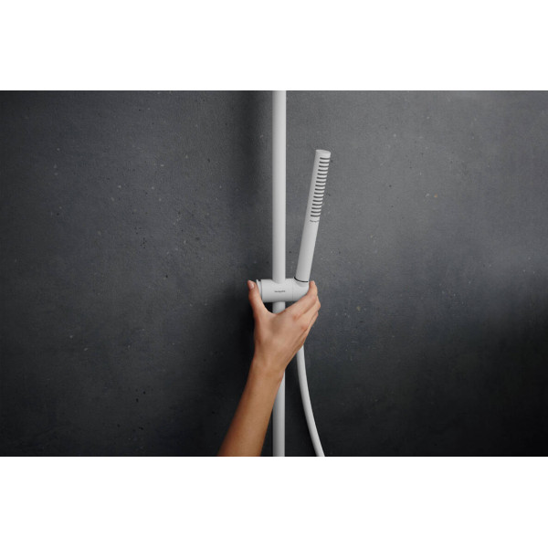 Душевая система Hansgrohe Pulsify S Puro Showerpipe 260 1jet с Ecostat Fine, белый (24222700)