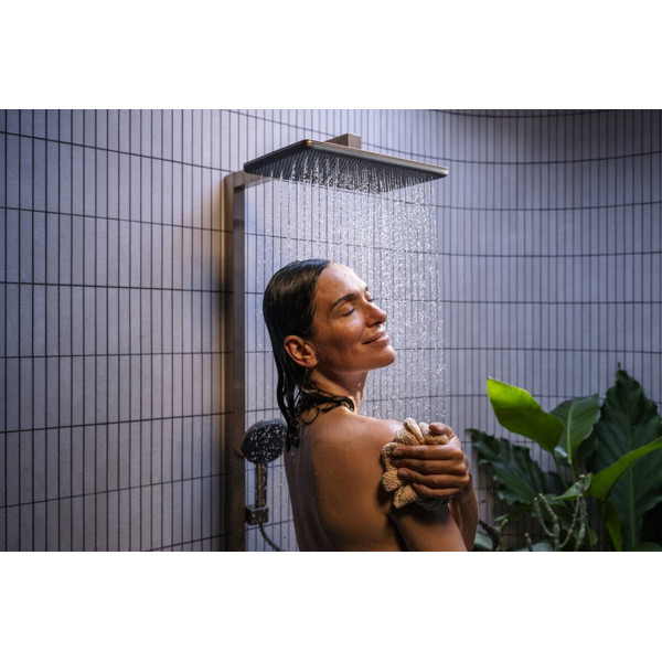 Душевая система Hansgrohe Raindance Alive Q 340/210 1jet EcoSmart ShowerSelect Comfort, бронзовый (24581140)