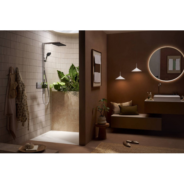 Душевая система Hansgrohe Raindance Alive Q 340/210 1jet EcoSmart ShowerSelect Comfort, хром (24581000)