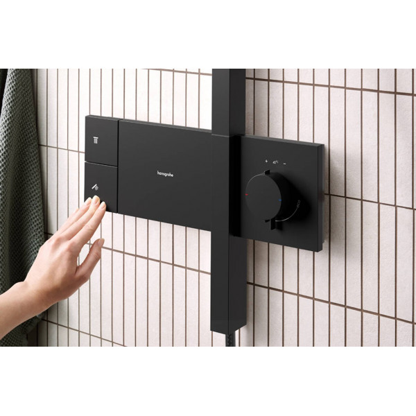 Душевая система Hansgrohe Raindance Alive Q 340/210 1jet ShowerSelect Comfort, черный (24580670)