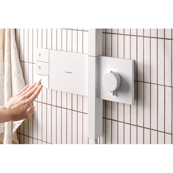 Душова система Hansgrohe Raindance Alive Q 340/210 2jet ShowerSelect Comfort, білий (24590700)
