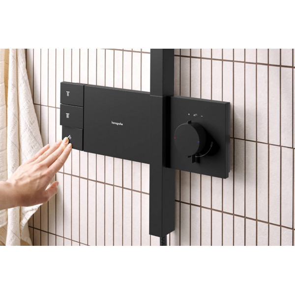 Душова система Hansgrohe Raindance Alive S 300 2jet з ShowerSelect Comfort, чорний (24595670)