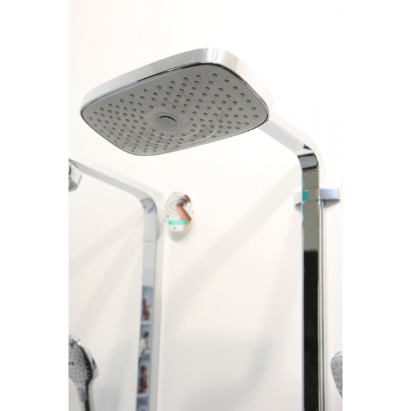 Душевая система Hansgrohe Raindance Select E 300 2Jet с термостатом ShowerTablet, хром/белый (27126400)