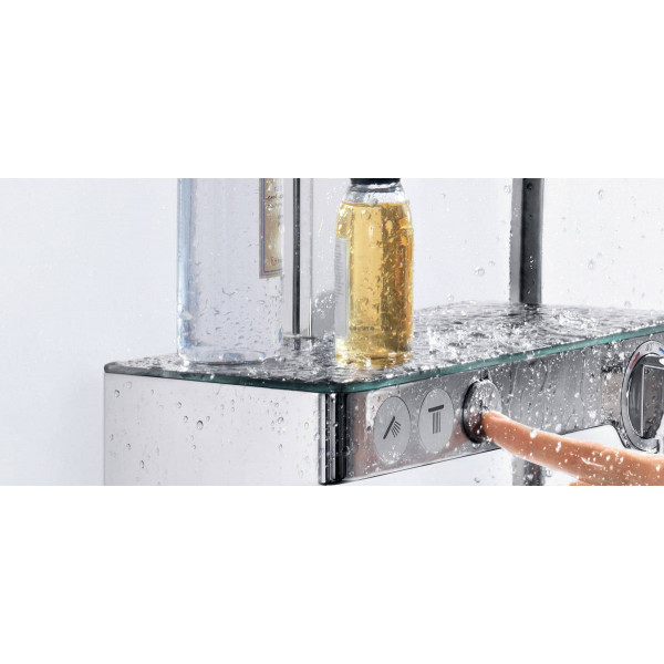Душова система Hansgrohe Raindance Select E 300 3Jet з термостатом ShowerTablet, хром/білий (27127400)