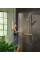 Душевая система Hansgrohe Raindance S 240 Showerpipe PowderRain 1jetP с термостатом, черный хром (27633340)