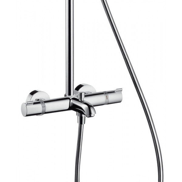 Душевая система Hansgrohe Raindance S Showerpipe 240 1Jet с термостатом для ванны, хром (27117000)