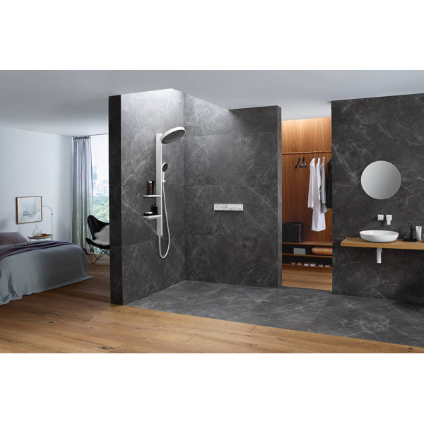Душевая система Hansgrohe Rainfinity Showerpipe 360 1jet без смесителя, белый (26842700)