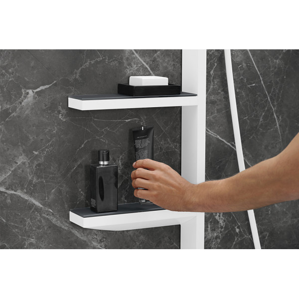 Душевая система Hansgrohe Rainfinity Showerpipe 360 1jet без смесителя, белый (26842700)