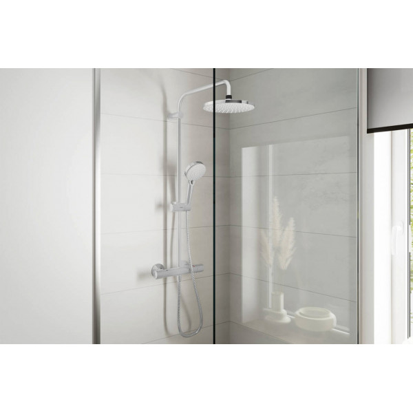 Душевая система Hansgrohe Vernis Blend Showerpipe 200 1jet EcoSmart с термостатом, хром (26089000)