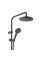 Душова система Hansgrohe Vernis Blend Showerpipe 200 1jet EcoSmart з термостатом, чорний (26089670)