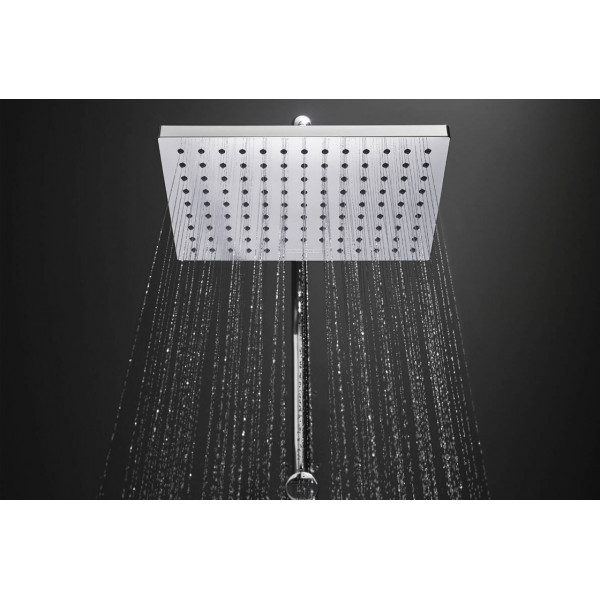 Душова система Hansgrohe Vernis Shape Showerpipe 230 1jet Green з термостатом, хром (26319000)