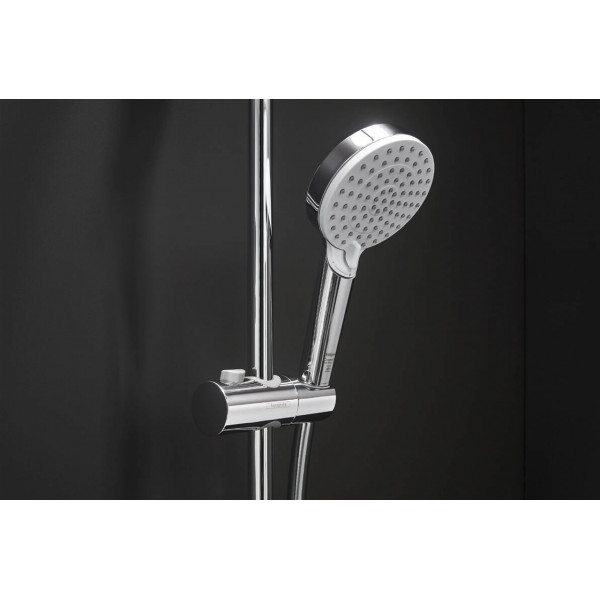 Душова система Hansgrohe Vernis Shape Showerpipe 230 1jet Green з термостатом, хром (26319000)