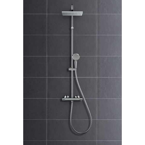 Душевая система Hansgrohe Vernis Shape Showerpipe 230 1jet с термостатом, хром (26286000)
