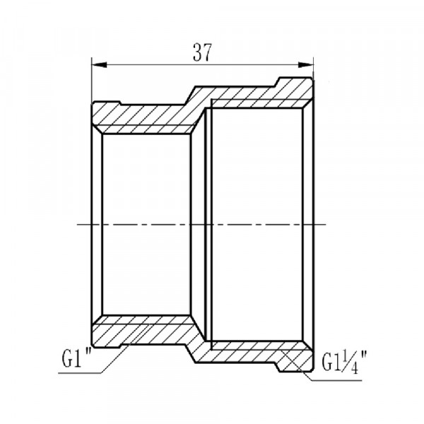 Муфта редукционная Thermo Alliance Forte 1 1/4х1" ВВ SF3573225