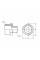Ниппель редукционный Thermo Alliance Forte 1/2"х1/4" SF359156
