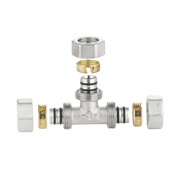 Тройник обжимной Thermo Alliance Standart 20х16х20 SD158W201620