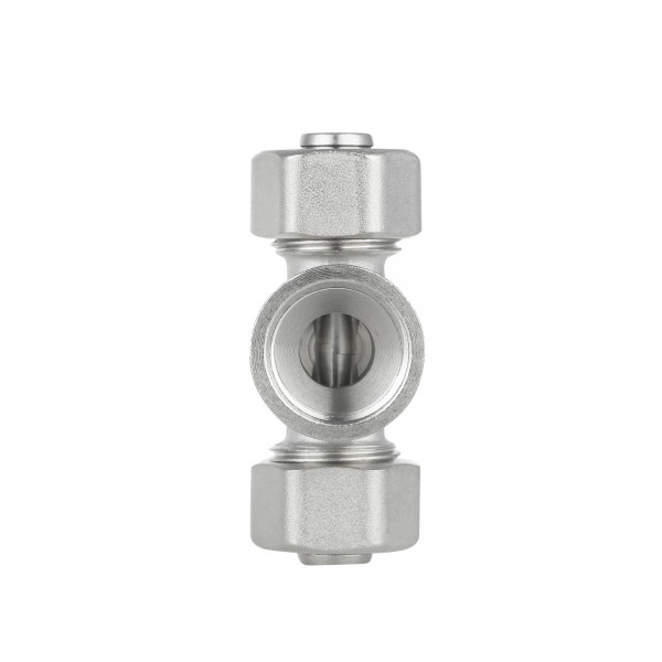 Тройник обжимной Thermo Alliance Standart 16х1/2"х16 ВР SD159W161516