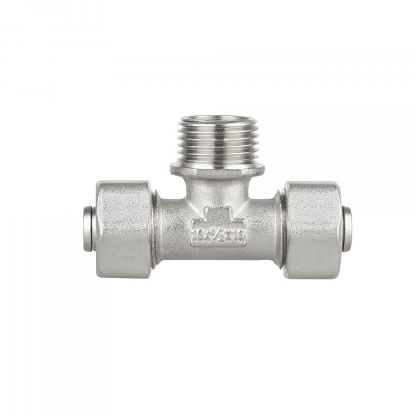 Тройник обжимной Thermo Alliance Standart 16х1/2"х16 НР SD160W161516