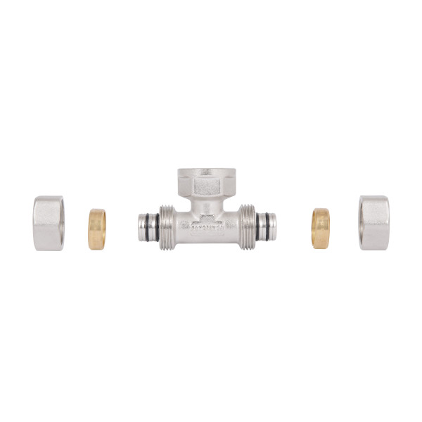 Тройник обжимной Thermo Alliance Standart 20х3/4"х20 ВР SD159W202020