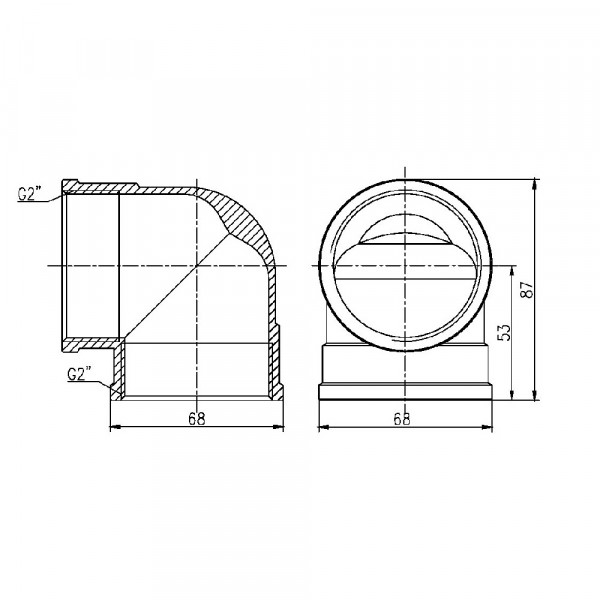Кут Thermo Alliance Forte 2" ВВ SF36850