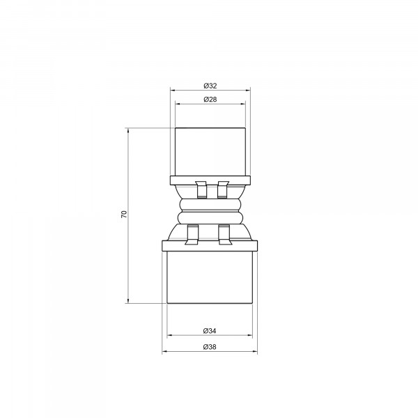 Муфта пресс Icma 32х26 №400