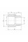 Муфта PPR Blue Ocean 63х32 редукционная