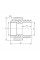 Муфта PPR Blue Ocean 40х1" 1/4 ВР