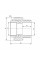 Муфта PPR Blue Ocean 50х1" 1/2 ВР