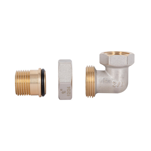 Сгон-американка Thermo Alliance Base 1/2"ВН угловой, никель  SD191W15
