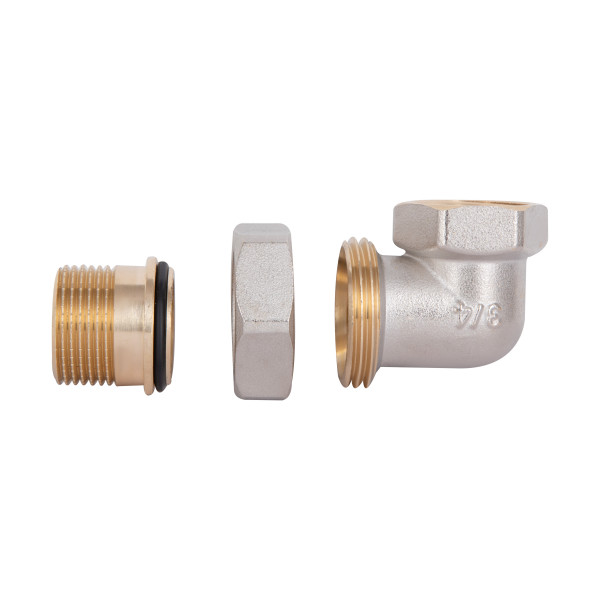 Сгон-американка Thermo Alliance Base 3/4"ВН никель, угловой SD191W20