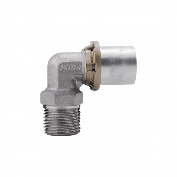 Уголок пресс Icma 20х1/2" НР №404