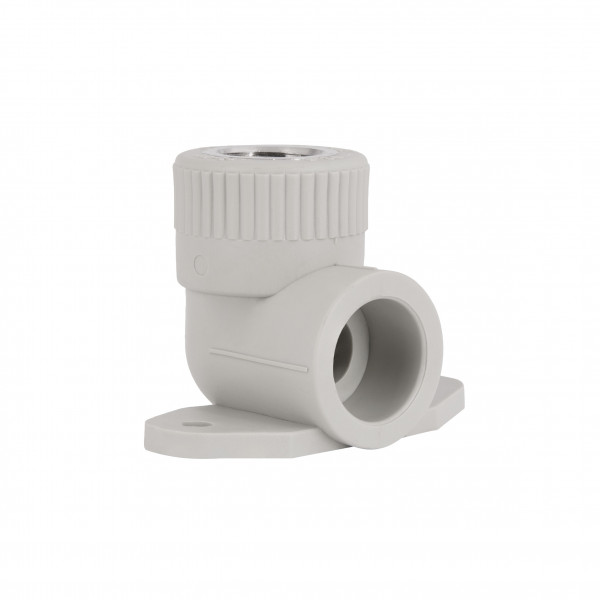Уголок PPR Blue Ocean настенный с креплением 25х1/2", 90° ВР