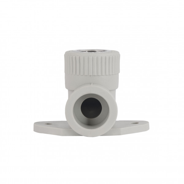 Уголок PPR Blue Ocean настенный с креплением 25х1/2", 90° ВР