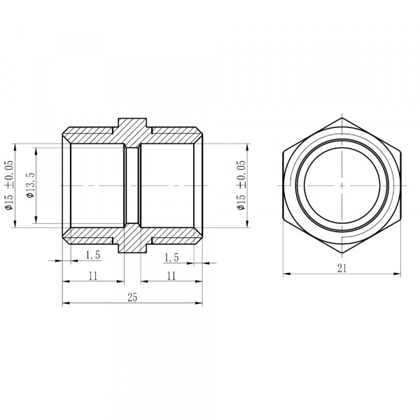 Муфта обжимная Thermo Alliance Forte 16х1/2" НР SF172W1615