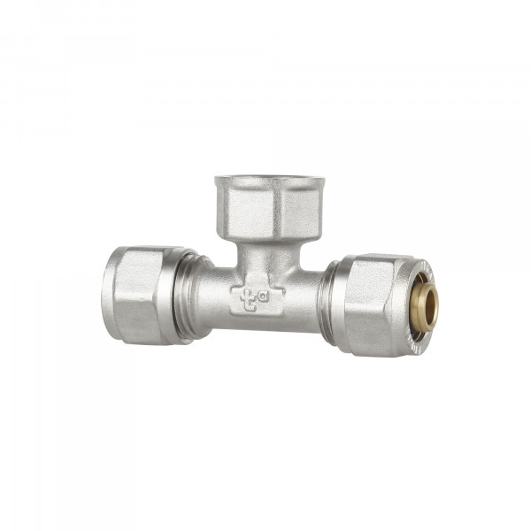 Тройник обжимной Thermo Alliance Forte 16х1/2"х16 ВР SF177W161516
