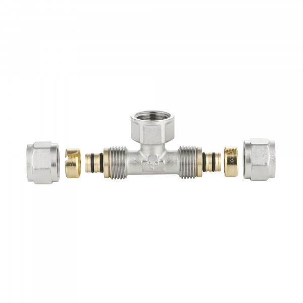 Тройник обжимной Thermo Alliance Forte 16х1/2"х16 ВР SF177W161516