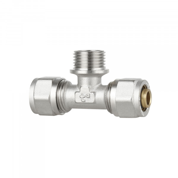 Тройник обжимной Thermo Alliance Forte 16х1/2"х16 НР SF178W161516