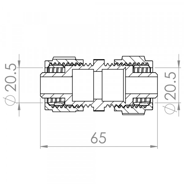 Муфта обжимная Thermo Alliance Forte 20 SF170W2020