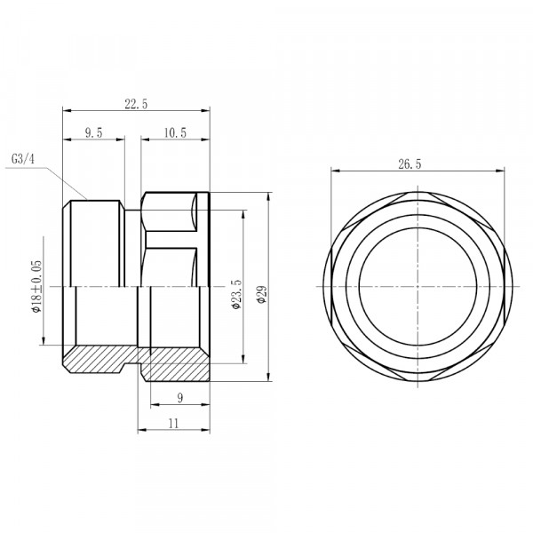 Муфта обтискна Thermo Alliance Forte 20х1/2" В SF171W2015