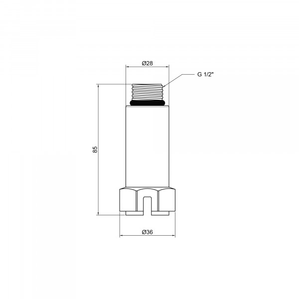 Заглушка "пробка" PPR Thermo Alliance 1/2" ЗР