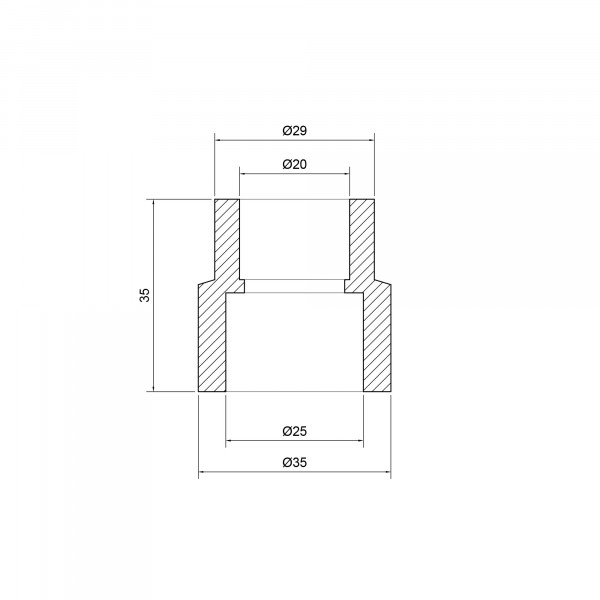 Муфта PPR Thermo Alliance 25х20
